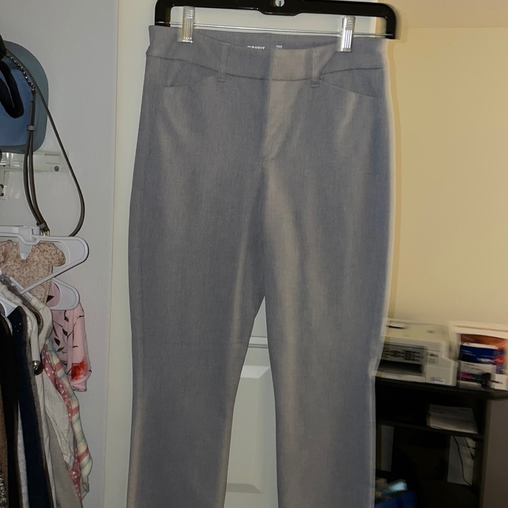 Grey dress pants tight fit size 0